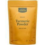 Everyday Superfood Organic Turmeric Powder 190g, High Natural Curcumin, Ground Turmeric Suitable for Kosher & Vegan Diets