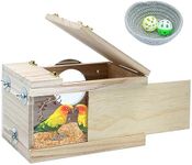 MOGOULUA Bird Nest Box Wooden Parak