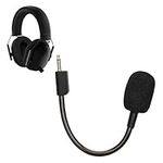 kwmobile Microphone Compatible with Razer Blackshark V2 / V2 Pro / V2 SE - Replacement Mic for Gaming Headphones - Black