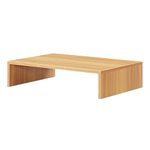 Convenience Concepts Designs2Go Small TV/Monitor Riser, Light Oak