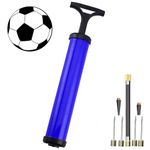 EXPECTRO 1Pc Football pump, Portable Air Pump, Ball Pump Inflator Kit with Needle, Nozzle, Extension Hose for Football Basketball Water Polo Rugby Exercise Sports Ball Balloon (1p Pump)