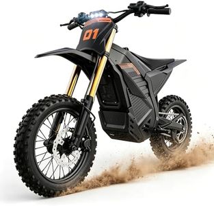D2 Pro Electric Dirt Bike, 6000W | 53MPH | 60V/30AH Battery | 17"/14" Fat Tire | 72Miles Electric-Motorcycle, Off-Road E Dirtbike with Hydraulic Brakes & Dual Shock Absorption, Ebike for Adult & Teen