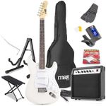 Max Gigkit White Electric Guitar St