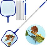 Pool Net Skimmer,Hot Tub Nets for cleaning,Swimming Pool Net, Pool Skimmer Net Leaf and Long Pole Mesh Skimmer Clean Tool for Swimming Pool Pond Spas Hot Tubs Fountains Fish Tank