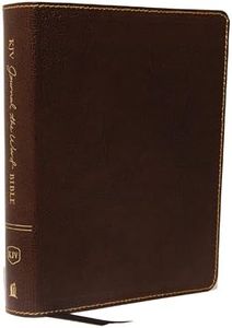 KJV Journal the Word Bible, Reflect, Journal or Create Art Next to Your Favorite Verses (Brown Bonded Leather, Red Letter, Comfort Print: King James Version Holy Bible)