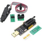 DollaTek SOP8 SOIC8 Test Clip for EEPROM 25CXX / 24CXX + CH341A 24 25 Series EEPROM Flash BIOS USB Programmer