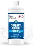 99% Isopropyl Alcohol - Made in Canada - 1L USP Grade Isopropyl Rubbing Alcohol - Isopropyl Alcohol 99 Percent - Bottle 99.9% Alcohol for Electronics and Surface Cleaner (1L - 1000ml)