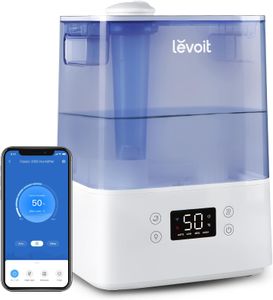 LEVOIT 6L Cool Mist Humidifier – Smart App, Alexa, Quiet Sleep, Blue