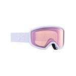 2022 Anon Deringer White Goggle w/Perceive Cloudy Pink + Amber Lens