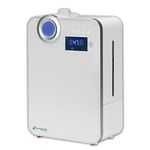 PureGuardian 12.5L Output per Day Ultrasonic Warm and Cool Mist Humidifier, Large Room, Home, Office, Easy Quiet Operation, Digital Display, Auto Humidistat, Timer, Auto Shut-Off, Pure Guardian H7550
