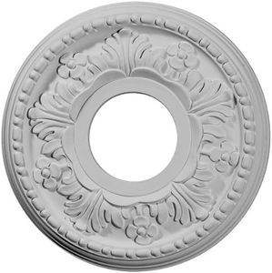 Ekena Millwork CM11HE 11 7/8-Inch OD x 3 5/8-Inch ID x 7/8-Inch Helene Ceiling Medallion