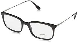 Prada Men's PR16UV Black 55mm Eyeglasses, Size 55-19-150 B40