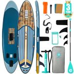 Niphean Inflatable Stand Up Paddle Board with SUP Accessories, Anti-Slip EVA Deck, 10'6'' Paddleboards Inflatable Paddle Boards for Adults & Youth of All Skill Levels
