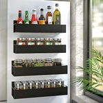 Hoenart 4 Pack Magnetic Spice Rack 