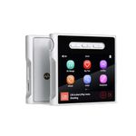 SHANLING M1s HiFi MP3 Player, ES9038Q2M FPGA Full MQA Hi-Res Audio Lossless Player with DSD512 PCM32Bit/768kHz, USB Digital Audio Player, 3.5mm 4.4mm Headphone Mp3s Daps (Silver, Without SD Card)