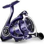 Piscifun AlumiX Spinning Reel, Aluminum Frame Spinning Fishing Reel, 26LBs Max Drag, Light to 6.1oz, Carbon Rotor, 10+1 Shielded BB, 6.2:1 Gear Ratio, Smooth Powerful Spinning Reel - 2000