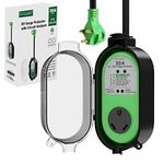 RVGUARD Surge Protector RV 30 Amp Surge Protector 2100 Joules with Weatherproof Cover, All-in-One Circuit Analyzer with LED Indicator, Designed for Motorhome, Caravan, Travel Trailer