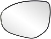 Fit System 88238 Driver Side Non-Heated Mirror Glass w/Backing Plate, Mazda 2, Mazda 3, 5 1/8" x 6 3/4" x 7 1/8" (w/o Blind Spot)