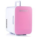 Subcold Ultra 6 Mini Fridge Cooler & Warmer | 6L capacity | Compact, Portable and Quiet | AC+USB Power Compatibility (Pink)