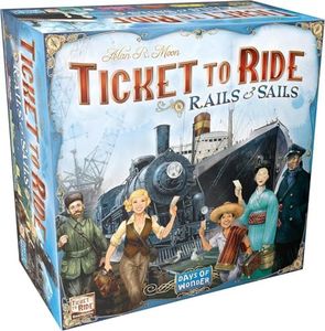 Days of Wonder | Ticket to Ride Rails and Sails | Board Game | Ages 10+ | 2-5 players | 60-120 Minutes Playing Time