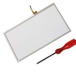 Timorn Replacement Controller Touch Screen Digitizer Pad Spare for Wii U GamePad (1 x Touch Screen + 1 x Screwdriver)