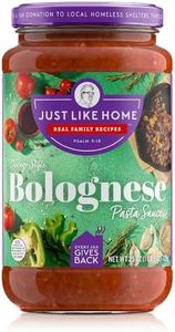 Just Like Home Premium Pasta Sauce 25oz - Chicago-Style Bolognese - Versatile & Socially Responsible Meat Sauce - Homemade Taste - All-Natural Non GMO Ingredients - Preservative & Gluten-Free