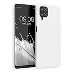 kwmobile Case Compatible with Samsung Galaxy A12 Case - Soft Slim Protective TPU Silicone Cover - White Matte