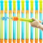 Elovien Water Gun Pistols for Kids, 10 Pack Water Blaster 35ft Range Water Soaker, Summer Swimming Pool Water Squirter Shooter Outdoor Beach Garden Water Fighting Toys