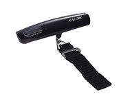 Camry Luggage Scale Portable Digital Scale Suitcase Hanging Scales with Tare Function Weighing Scale with LCD Display for Travel Outdoor Home Use, 110 lb/50 KG Capacity-Black