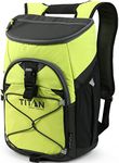 Titan by Arctic Zone Deep Freeze Backpack Cooler - 24 Can Cooler Bag Insulation, Citrus