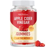 Apple Cider Vinegar Gummy for Women & Men | 1000mg | With The Mother | Detox, Digestion & Skin | Support Keto Diet with Unrefined ACV Gummies with Folate & Vitamin B12 | Made in Canada | 60 Ct.