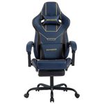 Video Gaming Chair with Footrest, Ergonomic Gamer Chair with Lumbar Support, Height Adjustable Swivel Racing Gaming Massage Chair, Reclining Computer Office Desk Chair for Adults