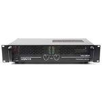 Vonyx VXA-800 DJ Power Amplifier 2-Channel Stereo & Bridgeable PA Amplifier, 400W RMS Output, Rack Mountable Design, NL2 Connectors, RCA & 6.3mm Inputs Ideal for Events & DJ Setups