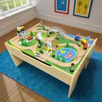 2-in-1 Train Set & Building Block T