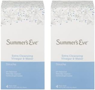 Summer's Eve Douche, Extra Cleansing Vinegar and Water, 4.5 Fl Oz, 4 Count (Pack of 2)