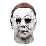 DMSELL Full Head Michael Myers Mask for Men, Latex Halloween Mask for Scary Cosplay Costume Props