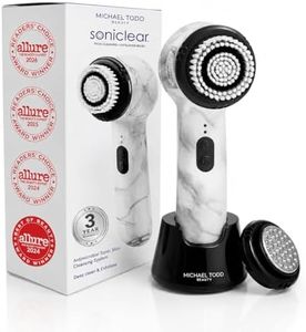 Michael Todd Beauty – Soniclear Petite – Facial Cleansing Brush System – 3-Speeds – Face Cleansing Brush & Exfoliating Face Brush