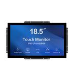 GreenTouch 18.5 Industrial Touch Monitor Open Frame, HDMI/VA/DVI Interface, Built-in Speakers, Capacitive Touch Screen Technology…