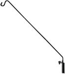 Home-X Extended Reach Deck Hook. Expandable 28 inch to 44 inch. with Wall-Mount Bracket