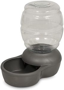 Petmate Replendish Automatic Gravity Waterer for Cats and Dogs, BPA-Free, No Batteries Required, Includes Charcoal Filter, 1 Gallon