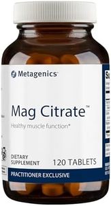Metagenics Magnesium Citrate - 300 mg Magnesium & 60 mg Calcium (as Citrates) - Muscle & Bone Health Support* - Gluten-Free & Vegetarian - 120 Count