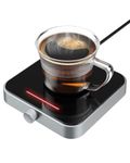 Maestri House Mug Warmer, Electric Coffee Cup Warmer for Desk with 3-Temp Settings, Auto Shut Off, Constant Temperature Heating for Beverage, Milk, Tea and Hot Chocolate at Home & Office(Silver)