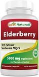 Best Naturals Elderberry 5000mg 120 Veg Capsules