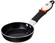 Joie Mini Nonstick Egg and Fry Pan, Heat-Resistant Handle, Perfect Breakfast for One, 4.5, Black