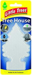 Little Trees Tree House Tree-Shaped Air Freshener Holder, Clear, Single Item