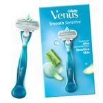Gillette Venus Smooth Hair Removal Razor for Women with Aloe Vera, 1 Pc