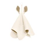 Bibs - Cuddle Cloth - A Baby Comforters Blanket With Kangaroo Ears - Danish Design - Made Organic Cotton - Perfect Newborn Baby Gifts, Ivory