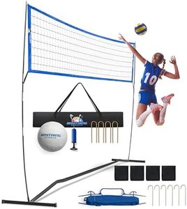 Freestanding Indoor/Outdoor Volleyball Net (12 Feet)
