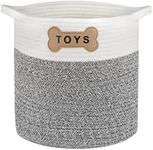 Park Life DEISGNS Naples PET Toy Basket, Made from Cotton Rope, for Dogs