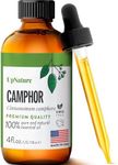 UpNature Camphor Essential Oil 4oz - Pure Camphor Oil for Aromatherapy Diffusers